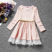 Load image into Gallery viewer, Long Sleeves Baby Girl  Casual School Dress and Party Wear for Summer