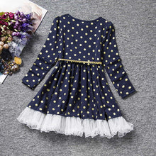 Load image into Gallery viewer, Long Sleeves Baby Girl  Casual School Dress and Party Wear for Summer