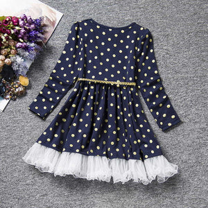 Long Sleeves Baby Girl  Casual School Dress and Party Wear for Summer