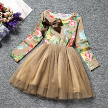 Load image into Gallery viewer, Long Sleeves Baby Girl  Casual School Dress and Party Wear for Summer