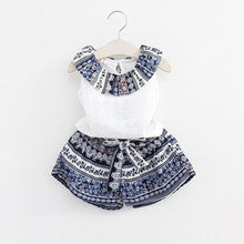 Load image into Gallery viewer, Melario Two-piece Sleeveless Girls Clothes Suit Skirt