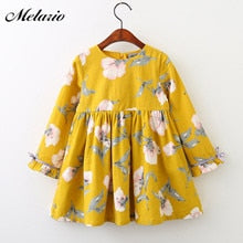 Load image into Gallery viewer, Long Sleeve Princess Girls Dress For Summer