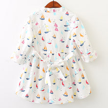 Load image into Gallery viewer, Long Sleeve Princess Girls Dress For Summer