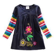 Load image into Gallery viewer, Long Sleeve Baby Girl Dress with Beautiful Decorations