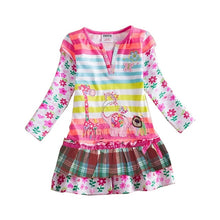 Load image into Gallery viewer, Long Sleeve Baby Girl Dress with Beautiful Decorations