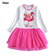 Load image into Gallery viewer, Long Sleeve Baby Girl Dress with Beautiful Decorations