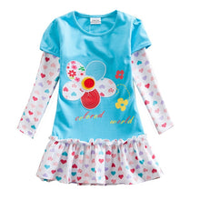 Load image into Gallery viewer, Long Sleeve Baby Girl Dress with Beautiful Decorations