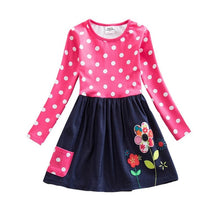 Load image into Gallery viewer, Long Sleeve Baby Girl Dress with Beautiful Decorations