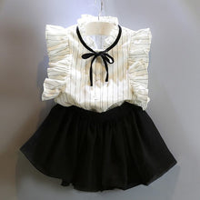 Load image into Gallery viewer, Melario Two-piece Sleeveless Girls Clothes Suit Skirt