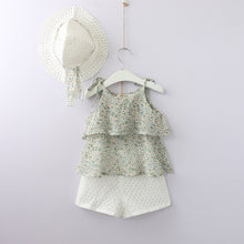 Load image into Gallery viewer, Melario Two-piece Sleeveless Girls Clothes Suit Skirt