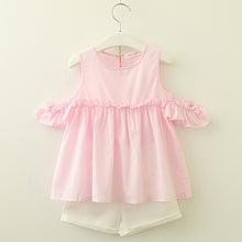 Load image into Gallery viewer, Melario Two-piece Sleeveless Girls Clothes Suit Skirt