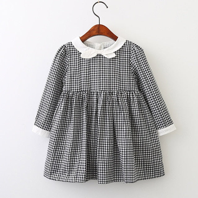 Long Sleeve Princess Girls Dress For Summer