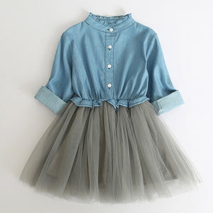 Girl Mesh Princess Dress for Summer