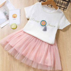 Girl Mesh Princess Dress for Summer