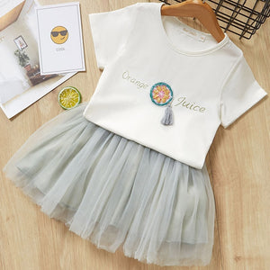 Girl Mesh Princess Dress for Summer