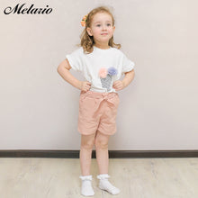 Load image into Gallery viewer, Melario Two-piece Sleeveless Girls Clothes Suit Skirt